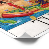 The Sun tarot card Poster (Ecke)