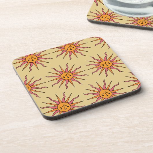 The Sun - Tarot Getränkeuntersetzer (Linke Seite)