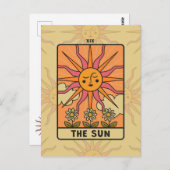 The Sun - Tarot Postkarte (Vorne/Hinten)