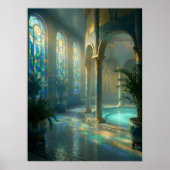 The Sunlit Bathing Hall Poster (Vorne)