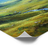 The Sunlit Traverse: A Winding River through the V Poster (Ecke)