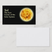 The Suns Visitenkarte (Vorne/Hinten)