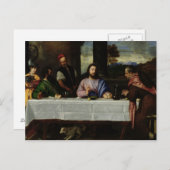 The Supper in Emmaus, c.1535 Postkarte (Vorne/Hinten)