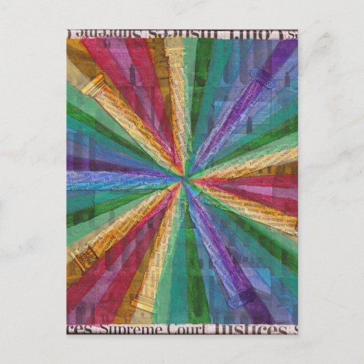 "The Supremes" - Oberster Gerichtshof Postkarte (Vorderseite)