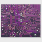 The surface of the digital circuitbackground,abstr geschenkpapier (Flach)