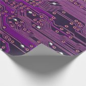 The surface of the digital circuitbackground,abstr geschenkpapier (Ecke)