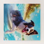 The surfborder Collie - Fang Waves, No Puzzle (Horizontal)