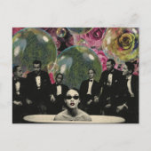 The Surreal Bathtub Viewers Collage Postkarte (Vorderseite)