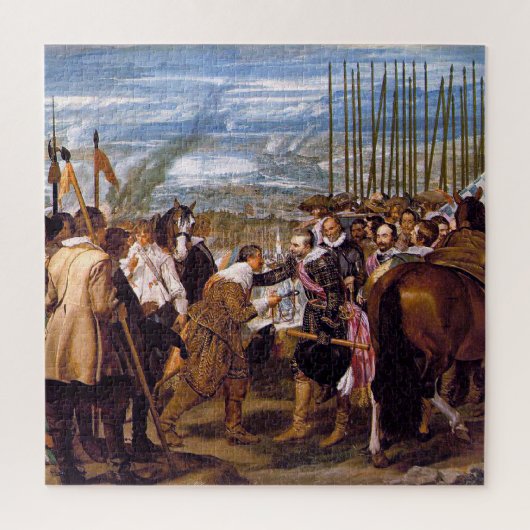 The Surrender of Breda, fine art, Puzzle (Vertikal)