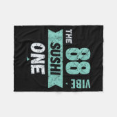 The Sushi One _ Matching Family Couple Friends – V Fleecedecke (Vorderseite (Horizontal))