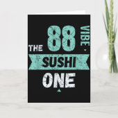 The Sushi One _ Matching Family Couple Friends – V Karte (Vorderseite)