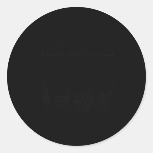 The Swamp’s Worst Runder Aufkleber (Vorderseite)