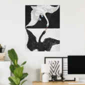 The Swan by Hilma af Klint Art Print Poster (Heimbüro)