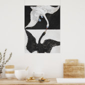 The Swan by Hilma af Klint Art Print Poster (Küche)