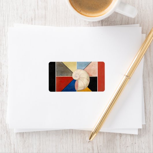 The Swan, Gruppe IX, Hilma af Klint Adressaufkleber (Insitu)