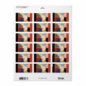 The Swan, Gruppe IX, Hilma af Klint Adressaufkleber (Vorne)