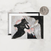 The Swan, Gruppe IX, Nr. 2 von Hilma af Klint Mitteilungskarte (Vorderseite/Rückseite Beispiel)