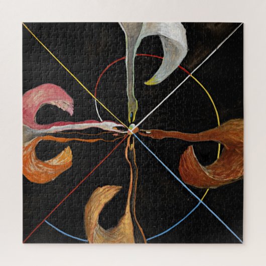 The Swan, Gruppe IX, Nr. 7 von Hilma af Klint Puzzle (Vertikal)