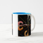 The Swan, Gruppe IX, Nr. 7 von Hilma af Klint Zweifarbige Tasse (VorderseiteRechts)