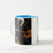 The Swan, Gruppe IX, Nr. 7 von Hilma af Klint Zweifarbige Tasse (Vorderseite Links)