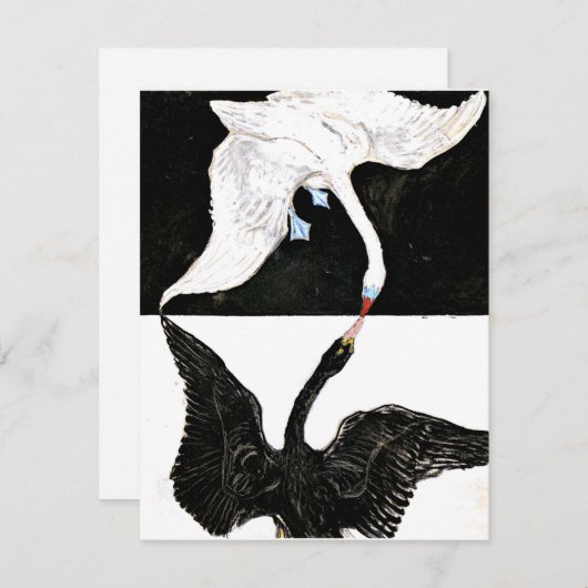 The Swan, No. 01, von Hilma af Klint (Vorne/Hinten)