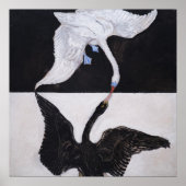 The Swan No.1, Group IX SUW, Hilma af Klint Poster (Vorne)