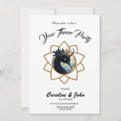 The Swan Who Guards the Moon.   Einladung (Vorderseite)