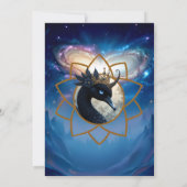 The Swan Who Guards the Moon.   Einladung (Rückseite)