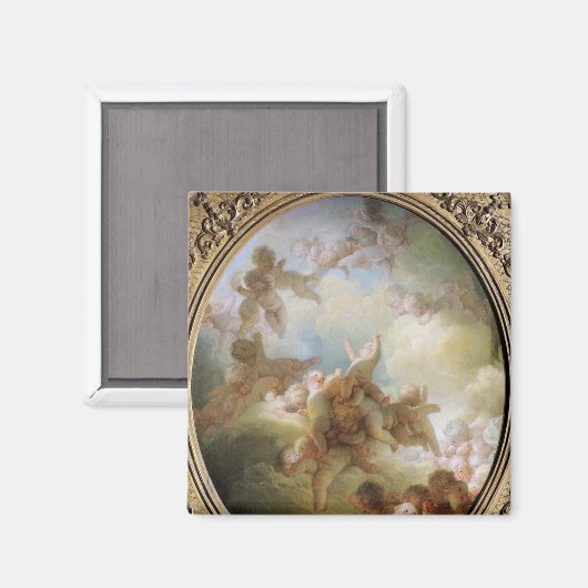 The Swarm of Cupids, c.1767 Magnet (Vorderseite/Rückseite)