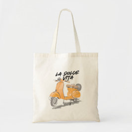 THE SWEET LIFE MOTORCYCLE  Tote Bag Tragetasche