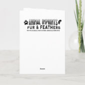 The Sweetest Cat Themed  Birthday Card for Her Karte (Rückseite)