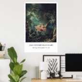The Swing by Fragonard – Rococo Art Poster (Heimbüro)