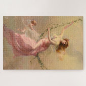 "The Swing" von Edouard Bisson Pre-Raphaelite Puzzle (Horizontal)
