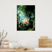 The Swing" von Jean-Honoré Fragonard Poster (Küche)
