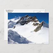 The Swiss Alps Postcard Postkarte (Vorne/Hinten)