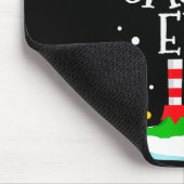 The Sy Elf Christmas Family Matching Xmas Group Fu Mousepad (Ecke)