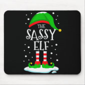 The Sy Elf Christmas Family Matching Xmas Group Fu Mousepad (Vorne)
