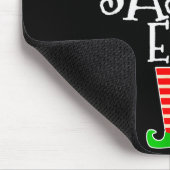 The Sy Elf Family Matching Group Christmas Gift Fu Mousepad (Ecke)