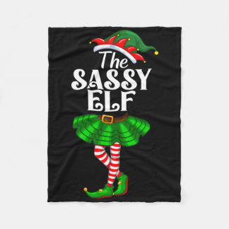The Sy Elf Xmas Funny Christmas Matching Family Pa Fleecedecke