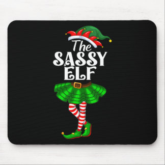 The Sy Elf Xmas Funny Christmas Matching Family Pa Mousepad