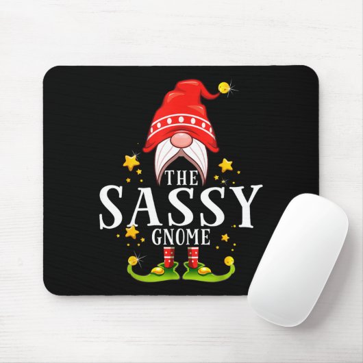 The Sy Gnome Christmas Matching  Mousepad (Mit Mouse)