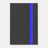 The Symbolic Thin Blue Line Vertical Post-it Klebezettel (Vorderseite)