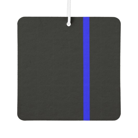 The Symbolic Thin Blue Line Vertical Style Autolufterfrischer (Vorderseite)