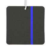 The Symbolic Thin Blue Line Vertical Style Autolufterfrischer (Rückseite)