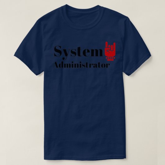 The System Administrator 1 T-Shirt (Design vorne)