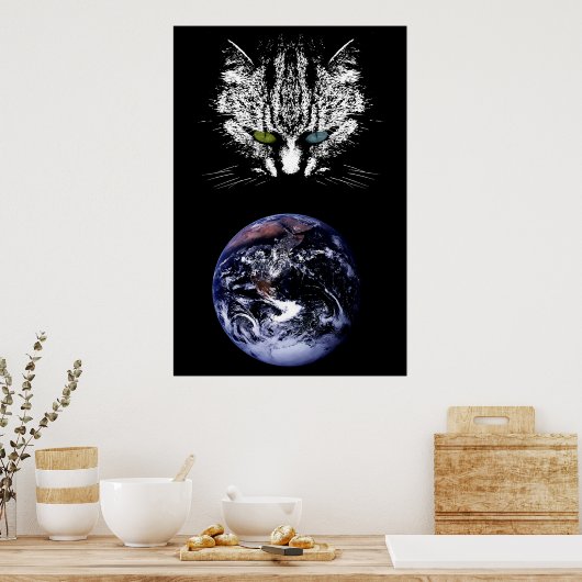 The Tabby Cat - Master of the Universe Poster (Küche)