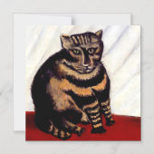 "The Tabby" von Henri Rousseau Magneteinladung (Vorderseite)