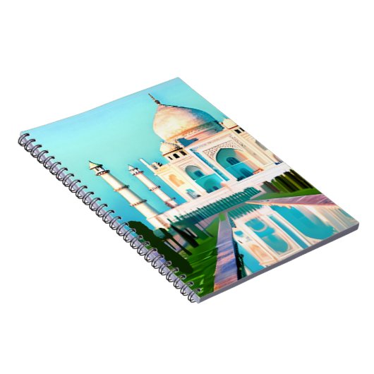 The Taj Mahal Under a Dawn Sky Notizblock (Rechte Seite)