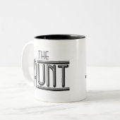 "THE" Tante Zweifarbige Tasse (Vorderseite Links)