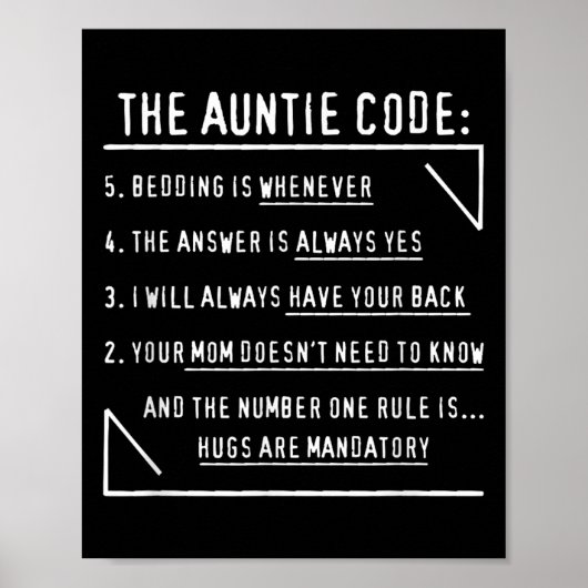 The Tanttie Code Weihnachten aus Nichte Nephe Poster (Vorne)